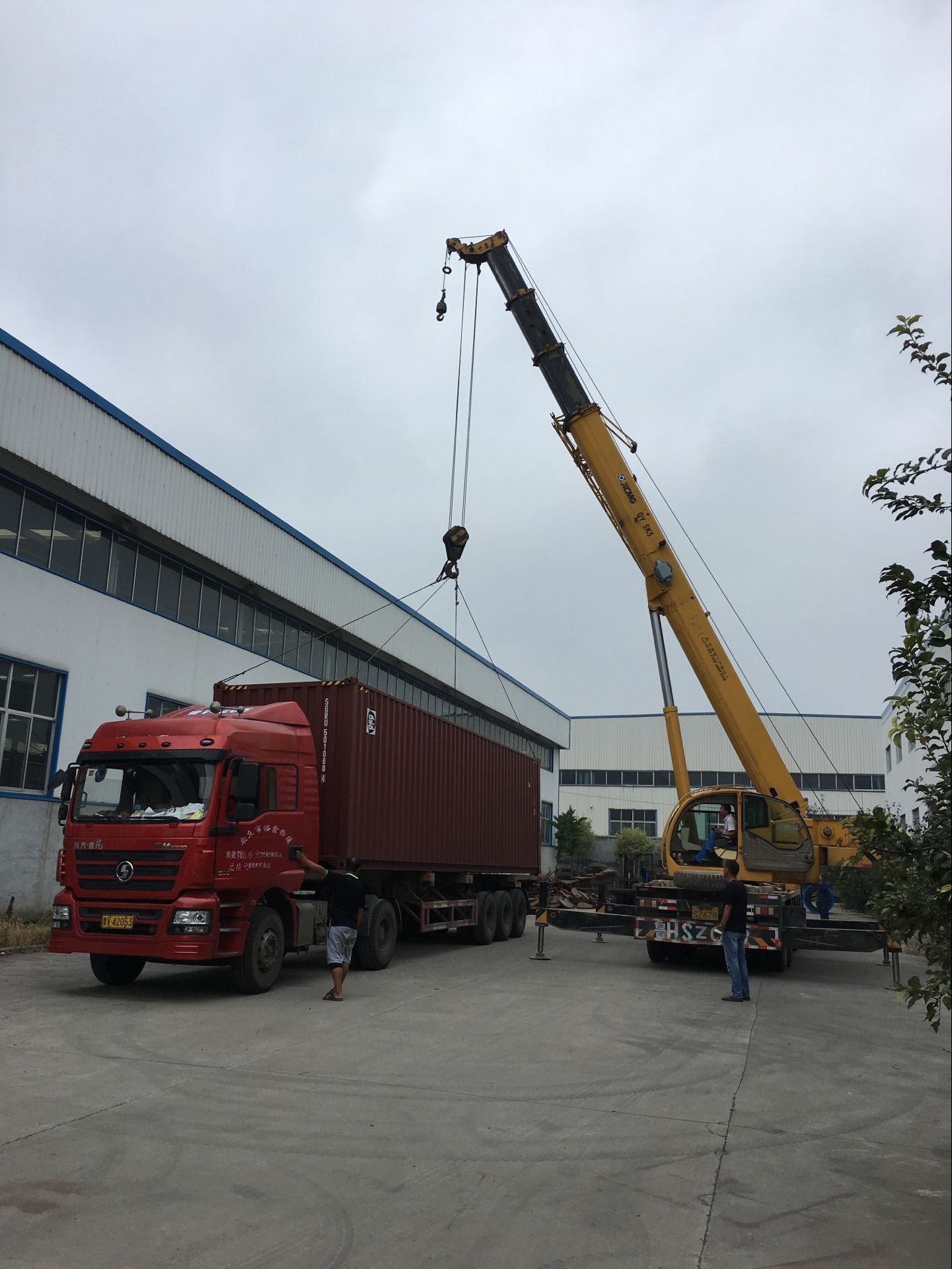 制管機(jī)裝車