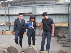 2014年4月印度客戶來(lái)公司